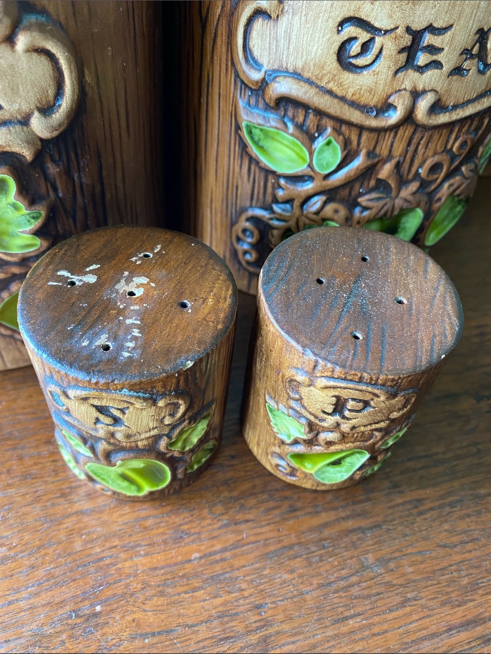 Vintage U.S.A. Treasure Craft Ceramic Kitchen Set, 6 Pieces, 1960s to 1970s. - Picture 6 of 12